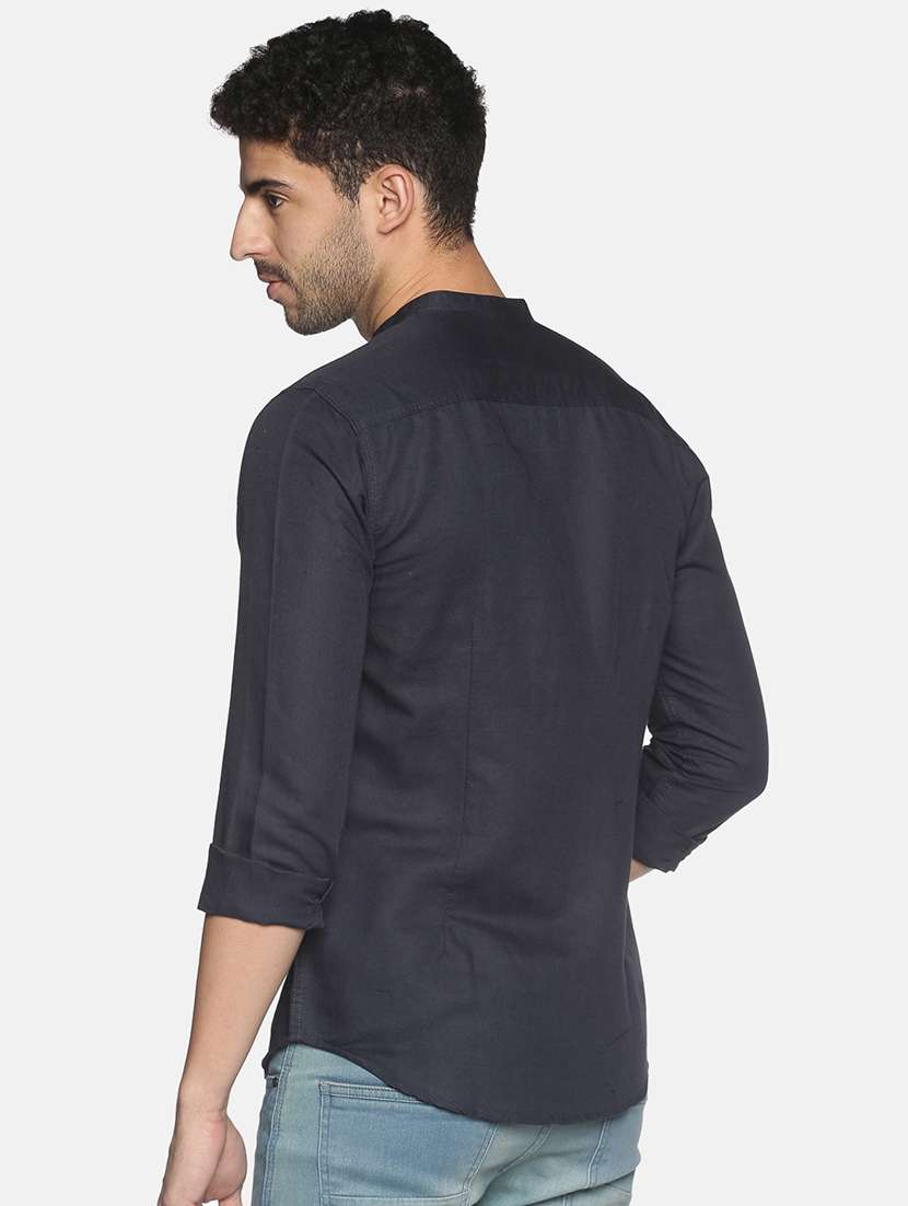 mens solid casual shirt - 18203328 -  Standard Image - 2