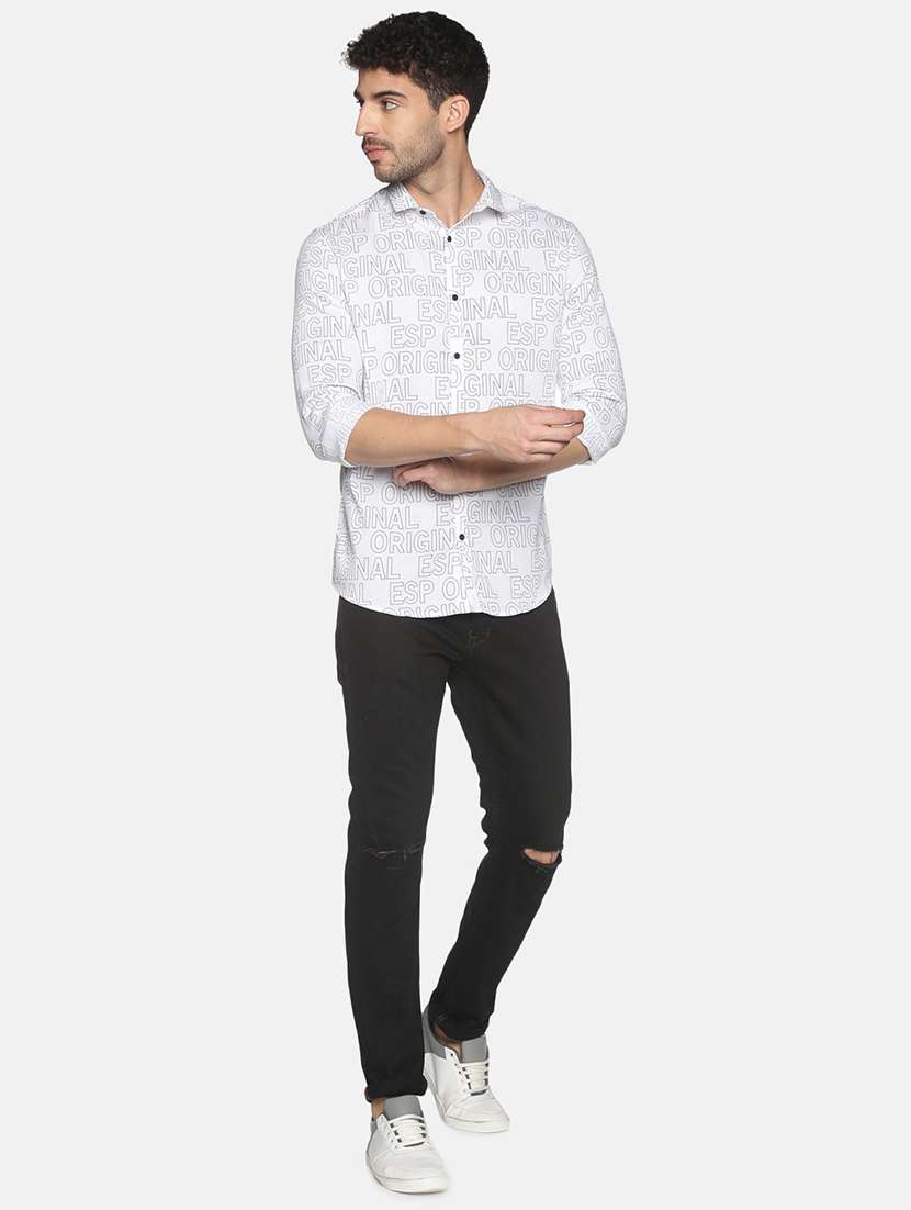 mens typography casual shirt - 18203332 -  Standard Image - 2