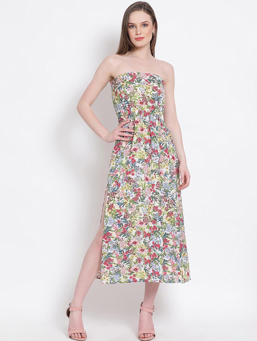 women's tube floral dress - 18204225 -  Zoom Image - 0