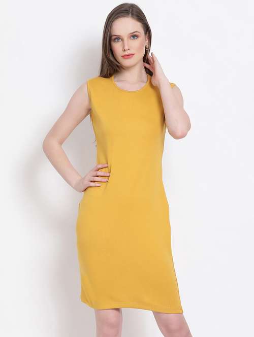 women's bodycon solid dress - 18204228 -  Standard Image - 0