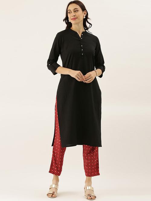 women's straight kurta - 18208433 - Standard Image - 0