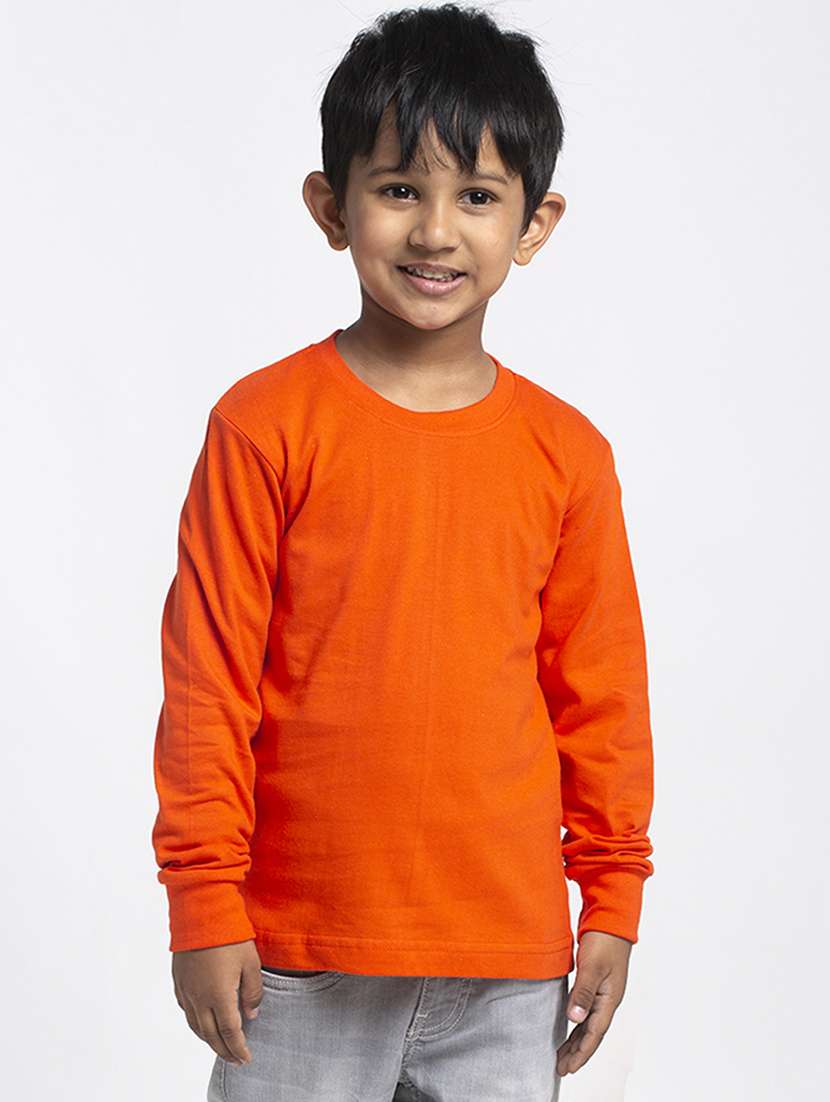 round neck solid t-shirt