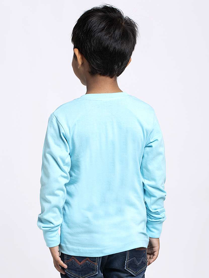 round neck solid t-shirt - 18208866 - Standard Image - 2