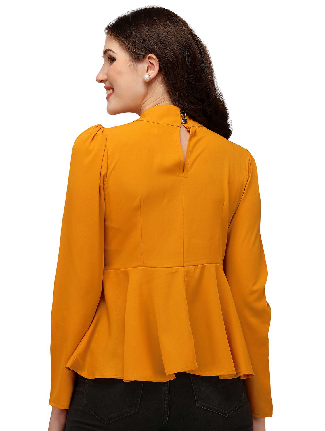 orange solid regular top - 18209626 - Standard Image - 2