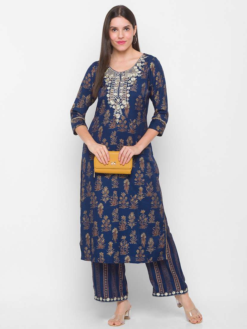 printed kurta palazzo set 