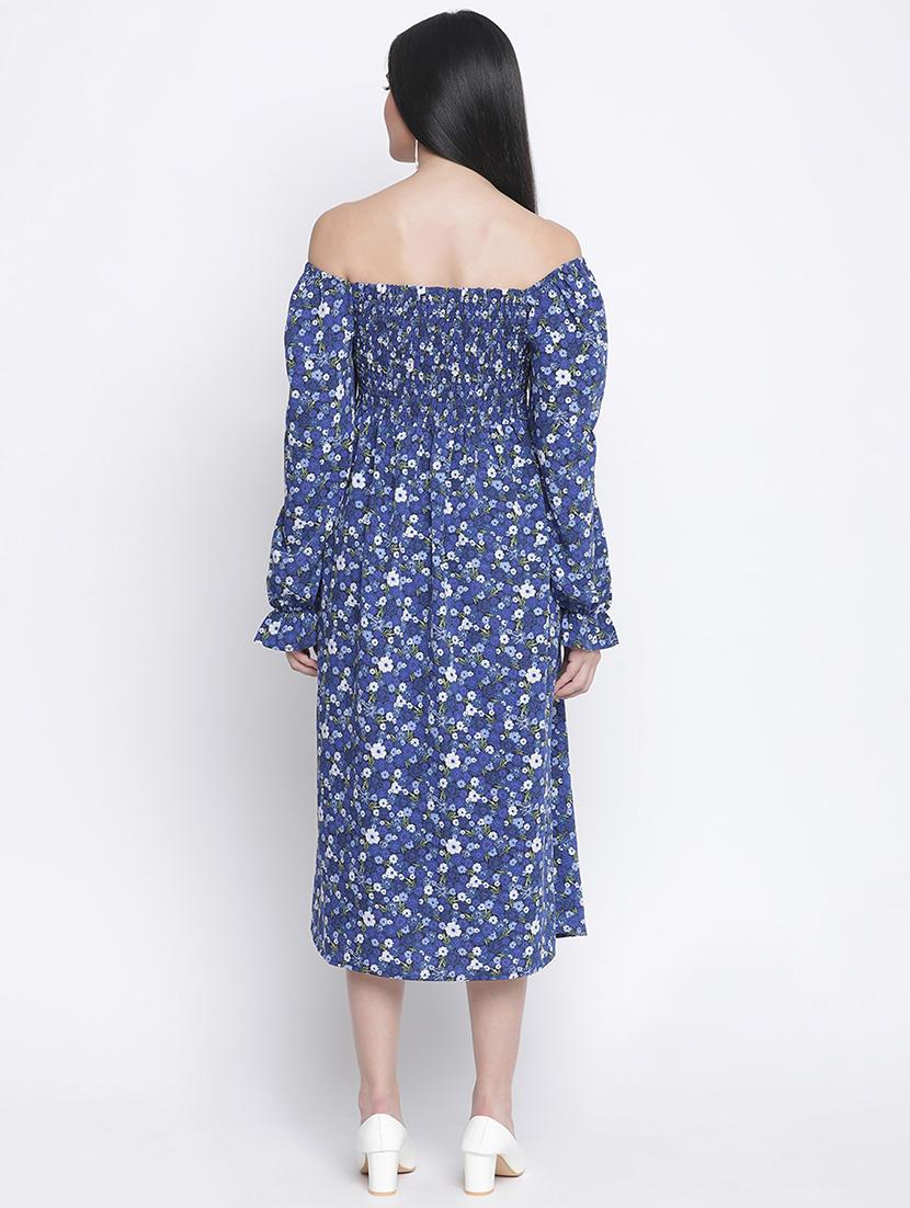 off shoulder floral maxi dress - 18210688 - Standard Image - 2