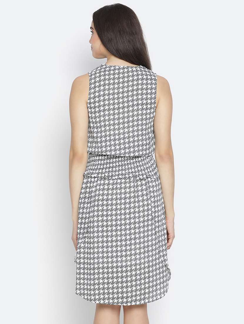women's  houndstooth dress - 18210703 -  Standard Image - 2