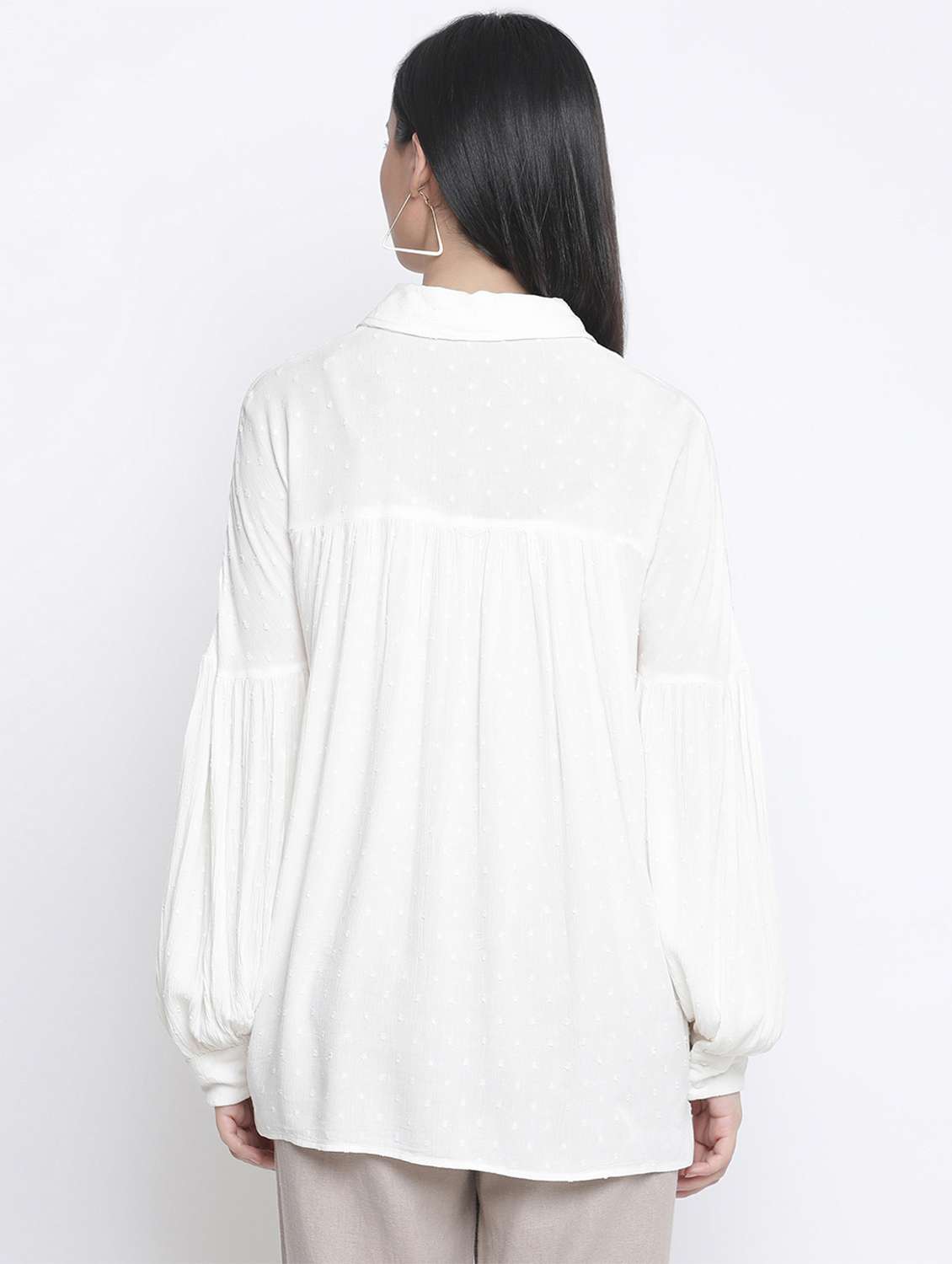 long sleeved solid shirt - 18210716 - Standard Image - 2