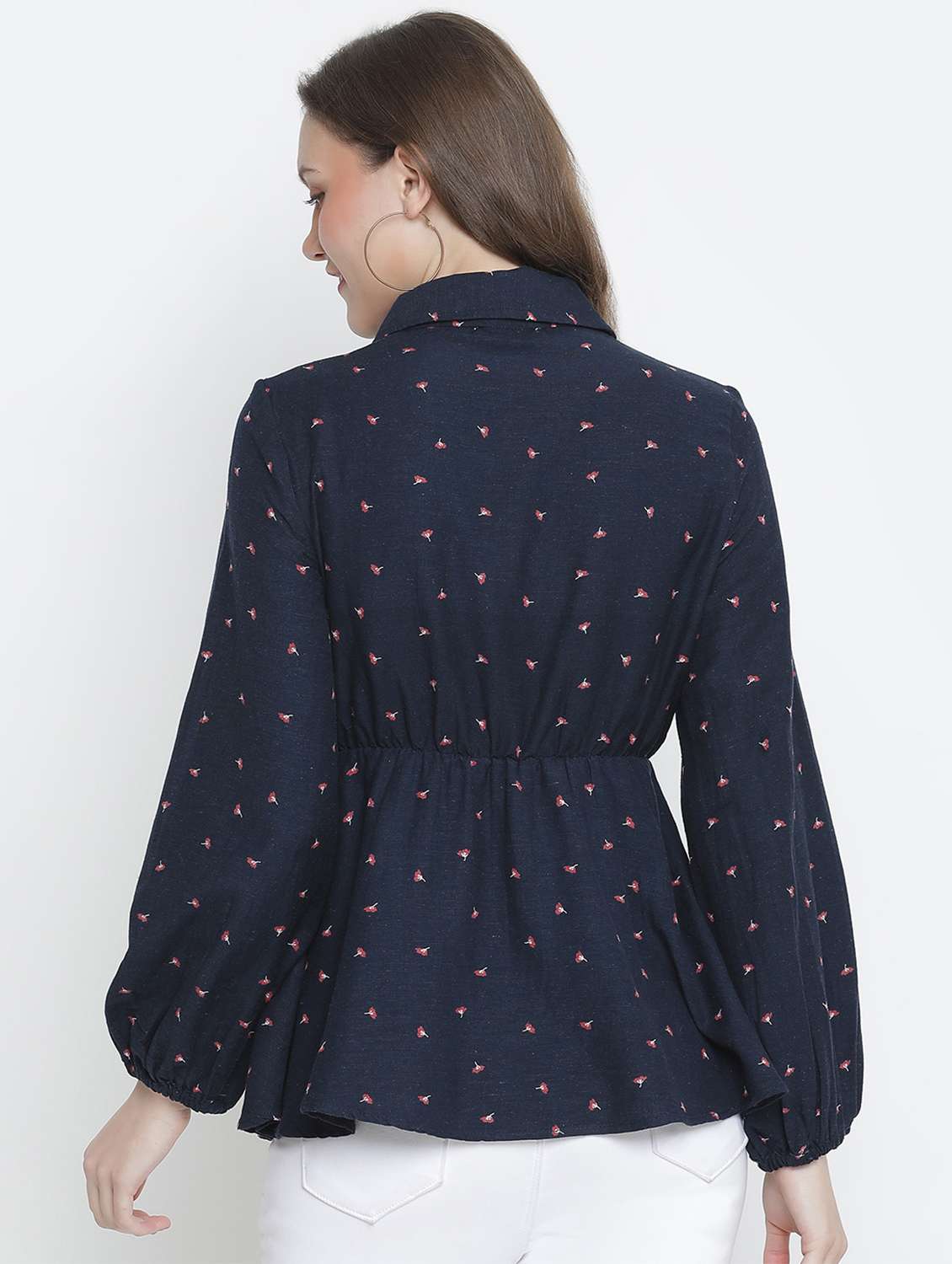 long sleeved printed top - 18210726 -  Standard Image - 2