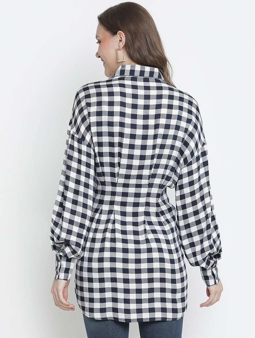 concealed placket a-line tunic - 18210777 -  Standard Image - 2