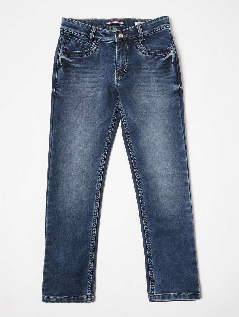 boy's plain slim fit jeans