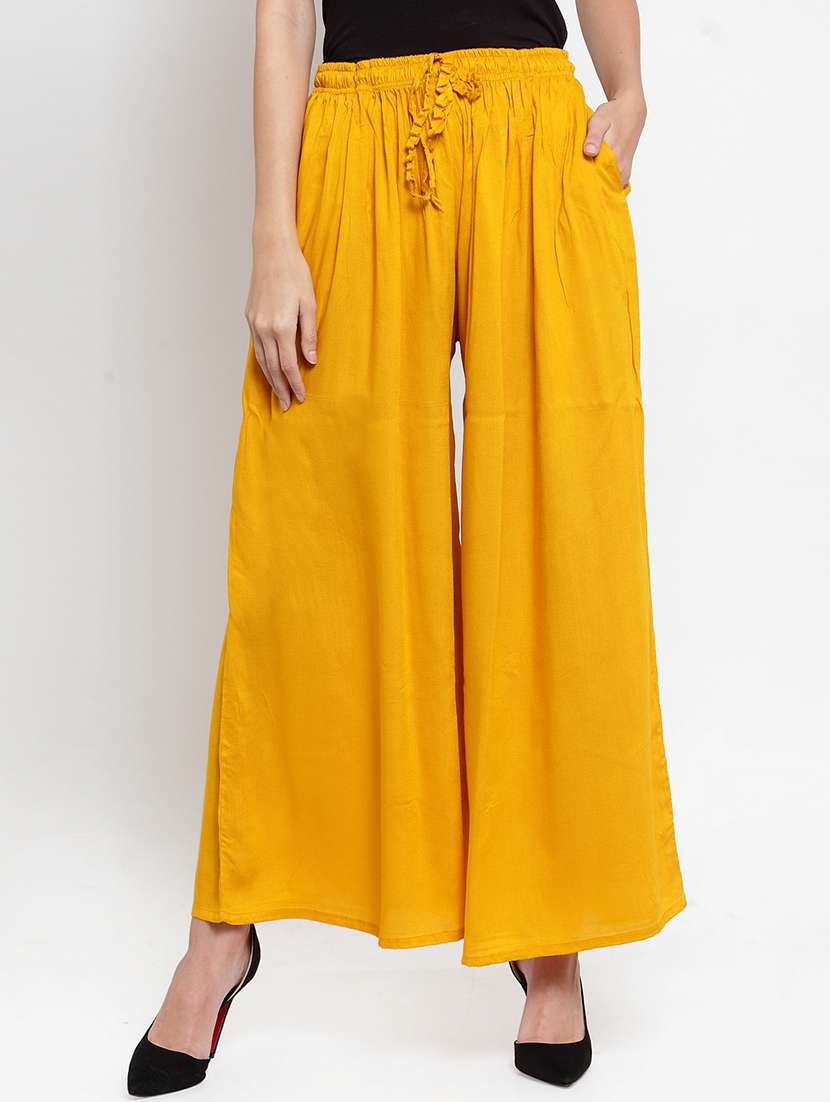 set of 3 solid palazzo  - 18212221 -  Standard Image - 2