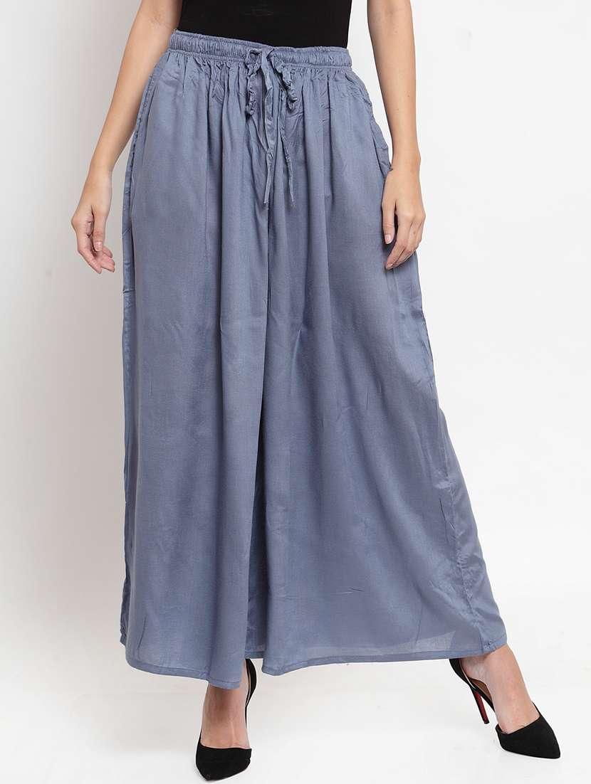 set of 3 solid palazzo  - 18212245 -  Standard Image - 2