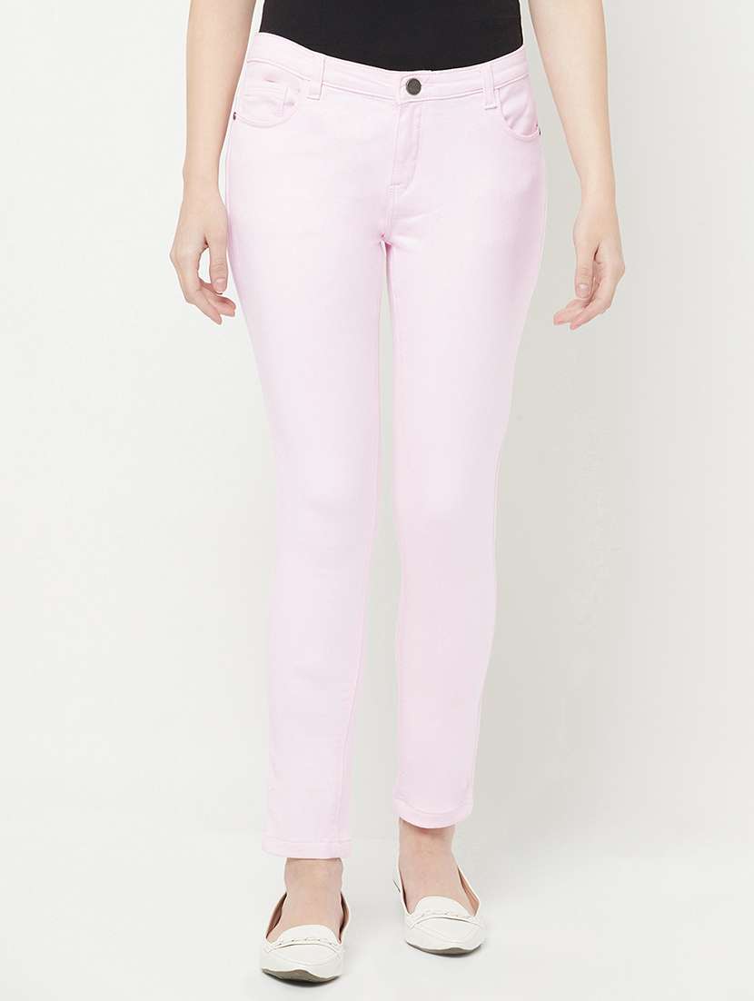 women's plain slim fit jeans