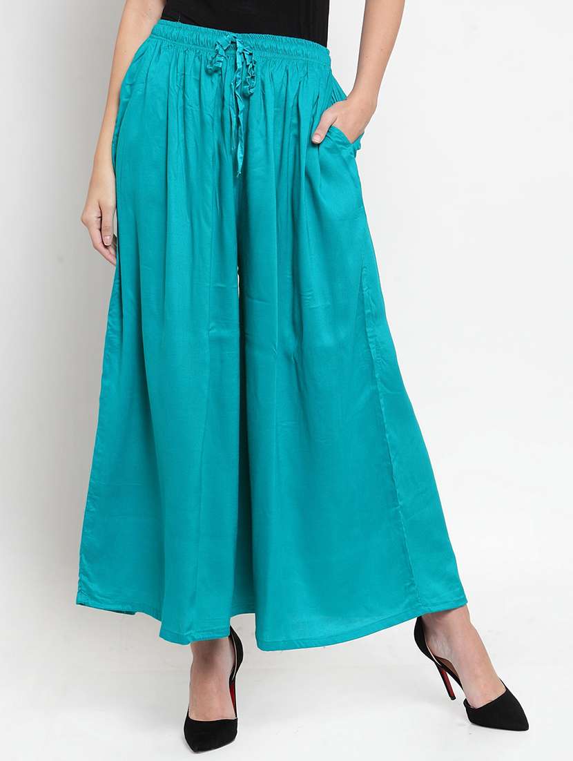 set of 3 solid palazzo  - 18212400 -  Standard Image - 2