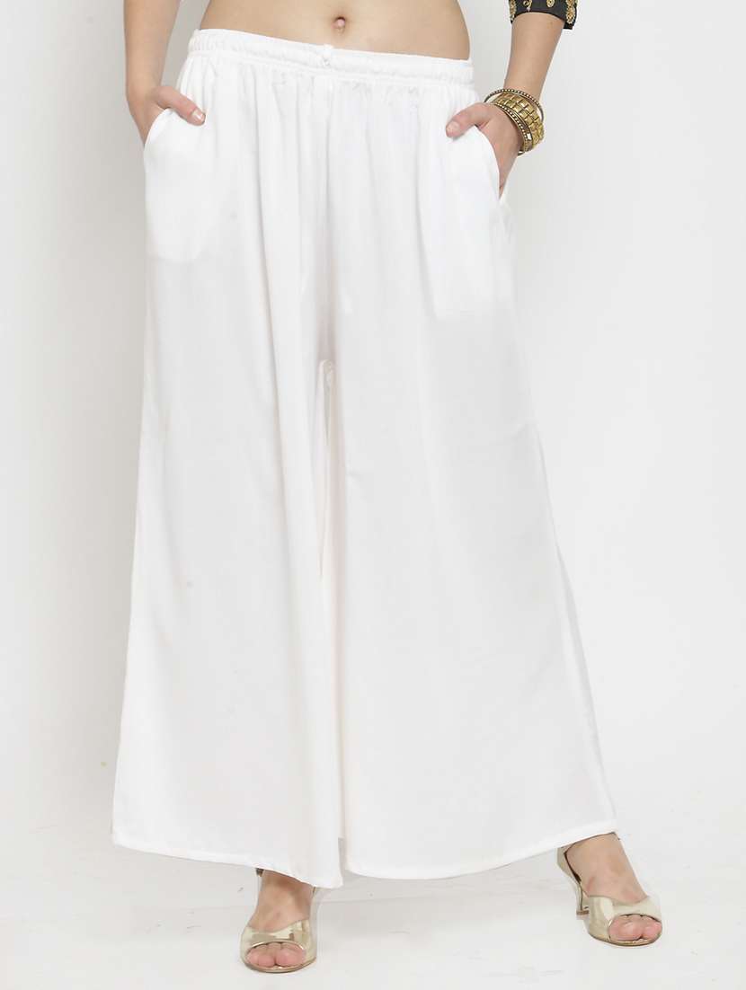 set of 3 solid palazzo  - 18212407 -  Standard Image - 2