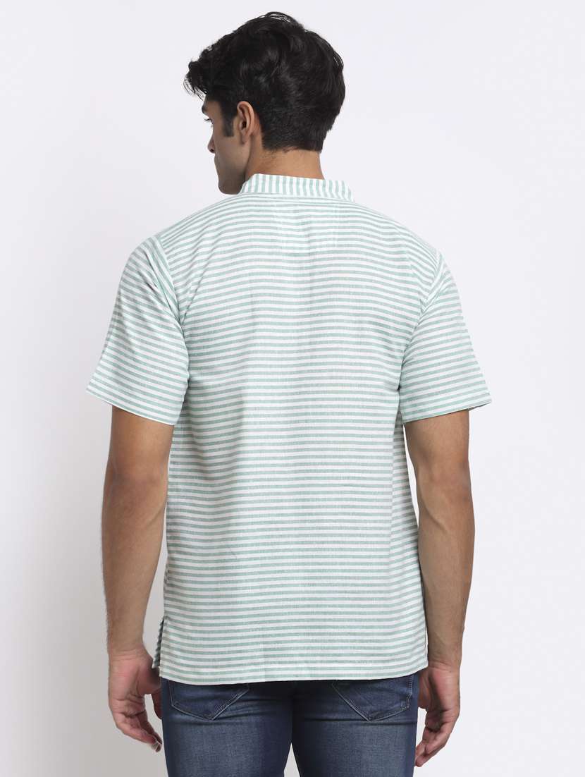 green striped short kurtas kurta - 18212930 -  Standard Image - 2