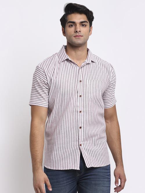mens stripes casual shirt - 18213099 -  Standard Image - 0