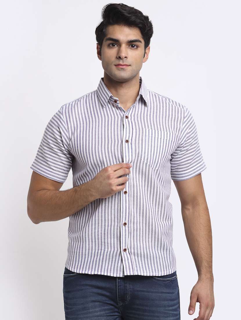 mens stripes casual shirt