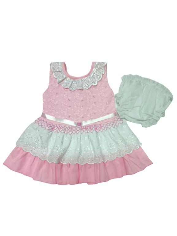 girls round neck sleeveless frock - 18213414 - Standard Image - 2
