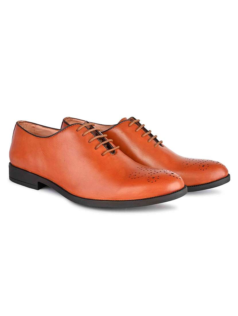 tan leather oxfords - 18213419 -  Standard Image - 2