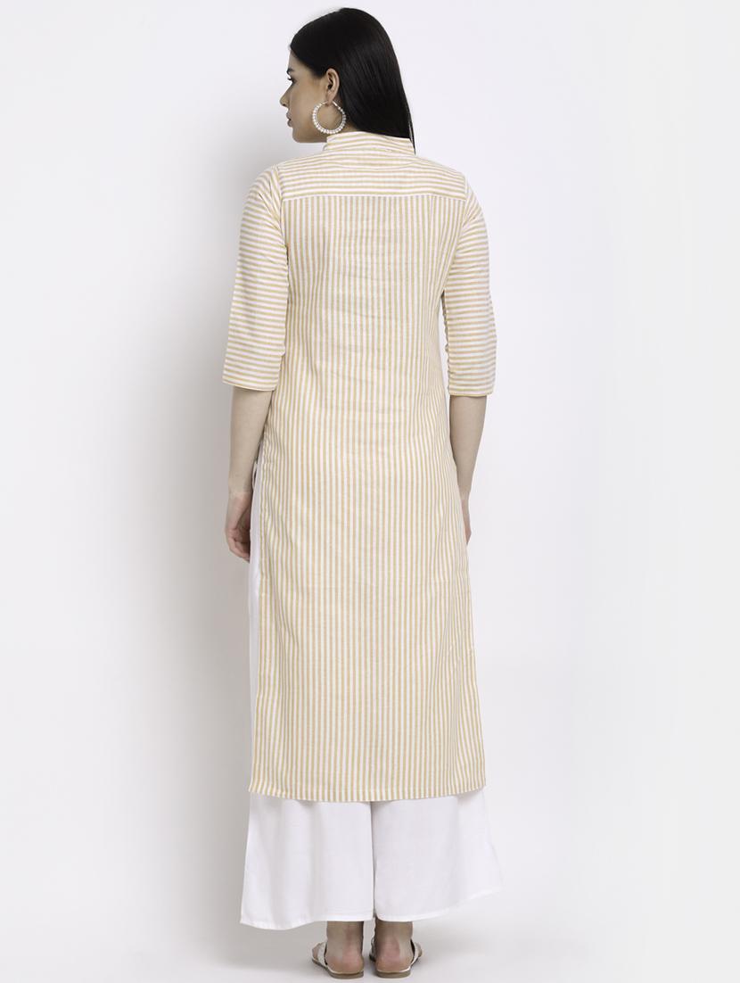 women's straight kurta - 18213820 - Standard Image - 2