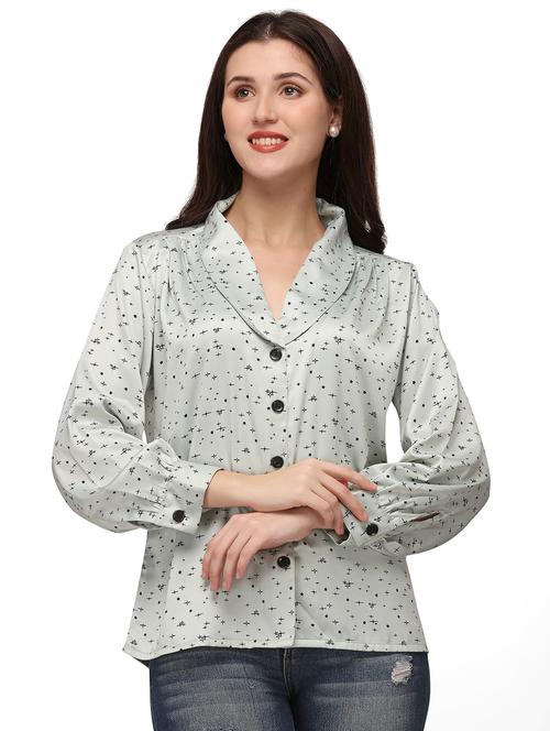 v-neck printed shirt - 18213847 -  Standard Image - 0