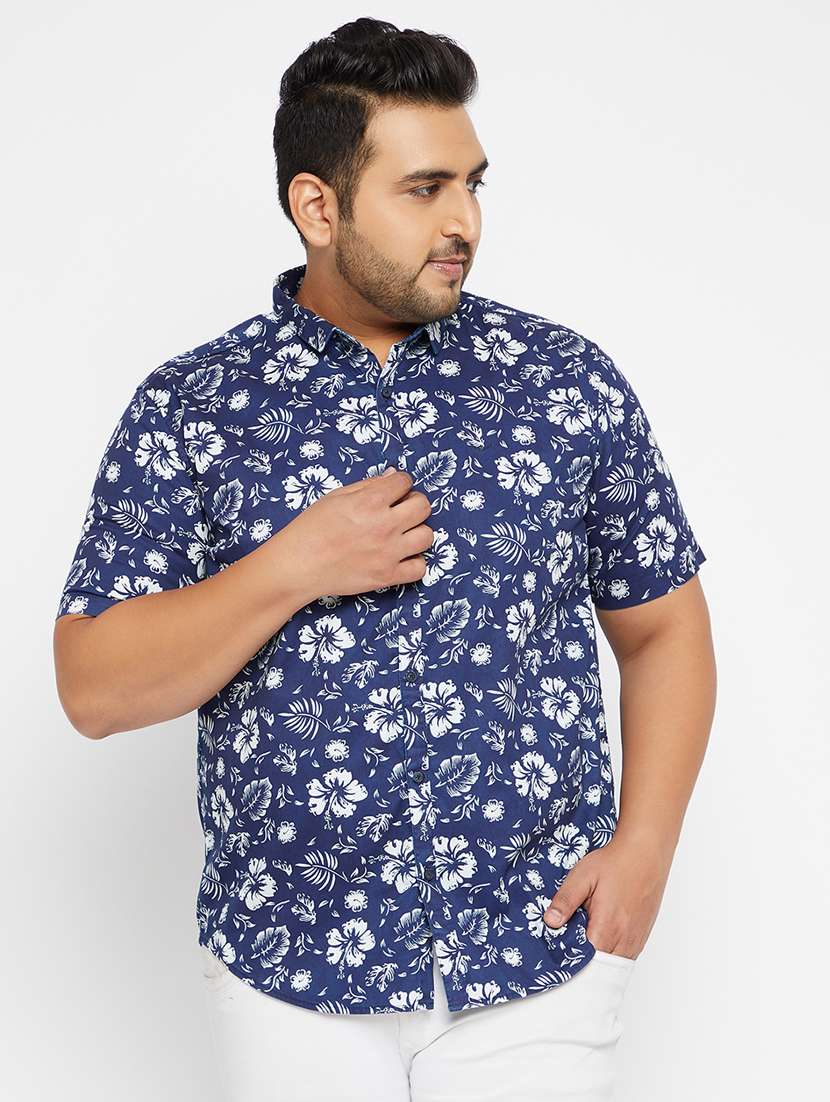 mens florals casual shirt