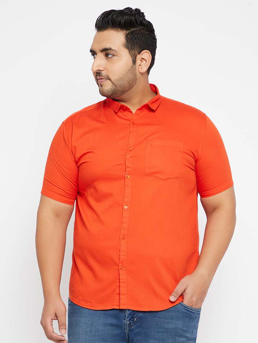 mens solid casual shirt