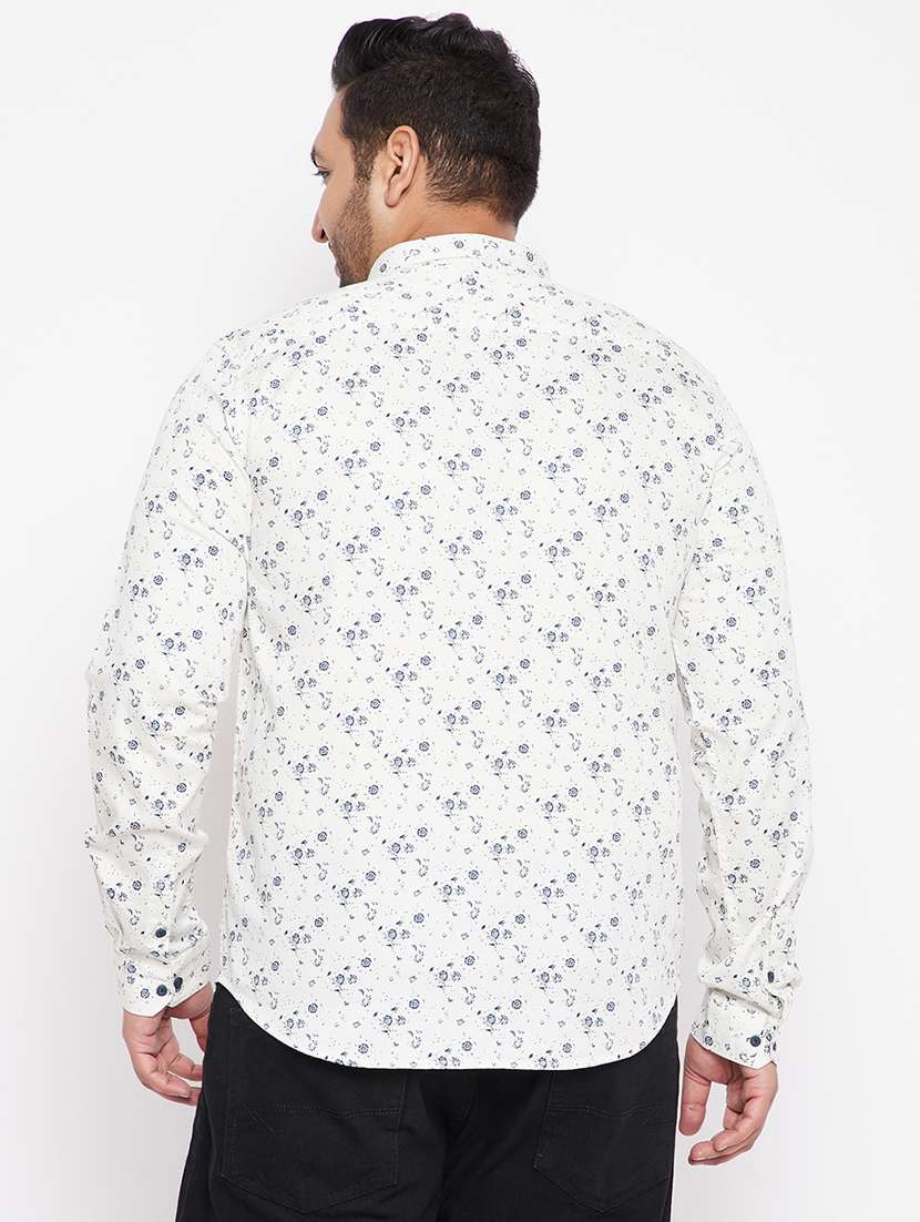 mens printed casual shirt - 18215219 - Standard Image - 2