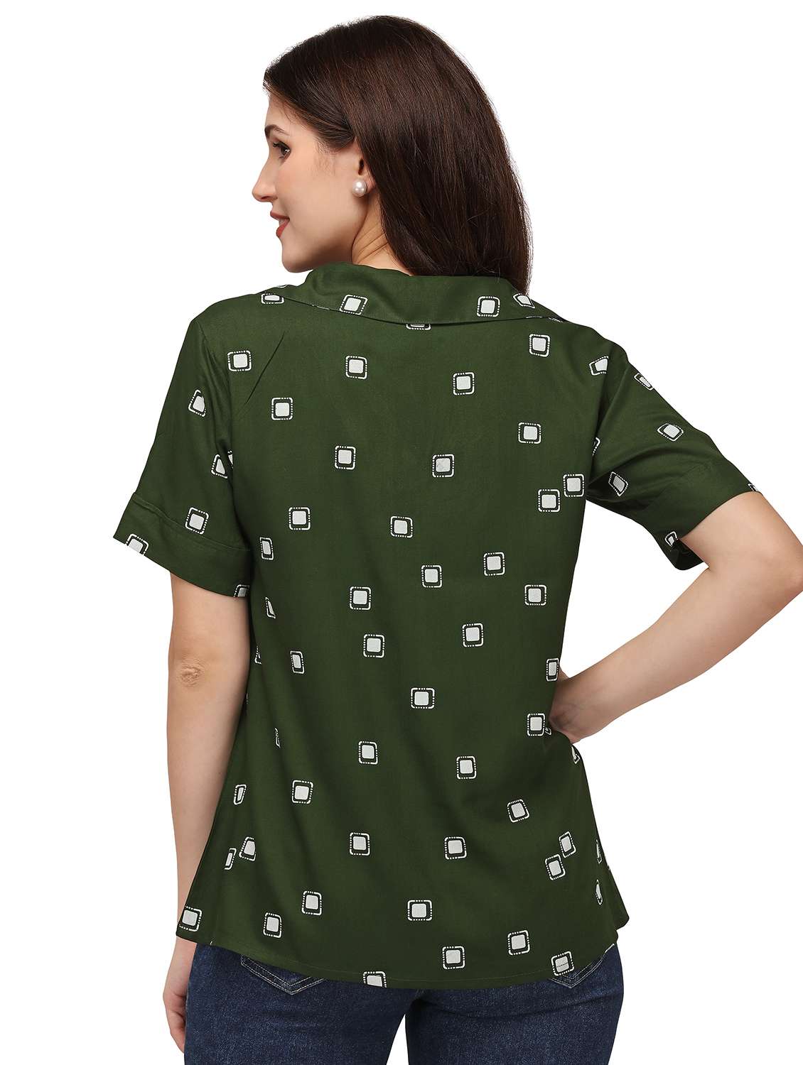 women's a line collared top - 18215611 -  Standard Image - 2