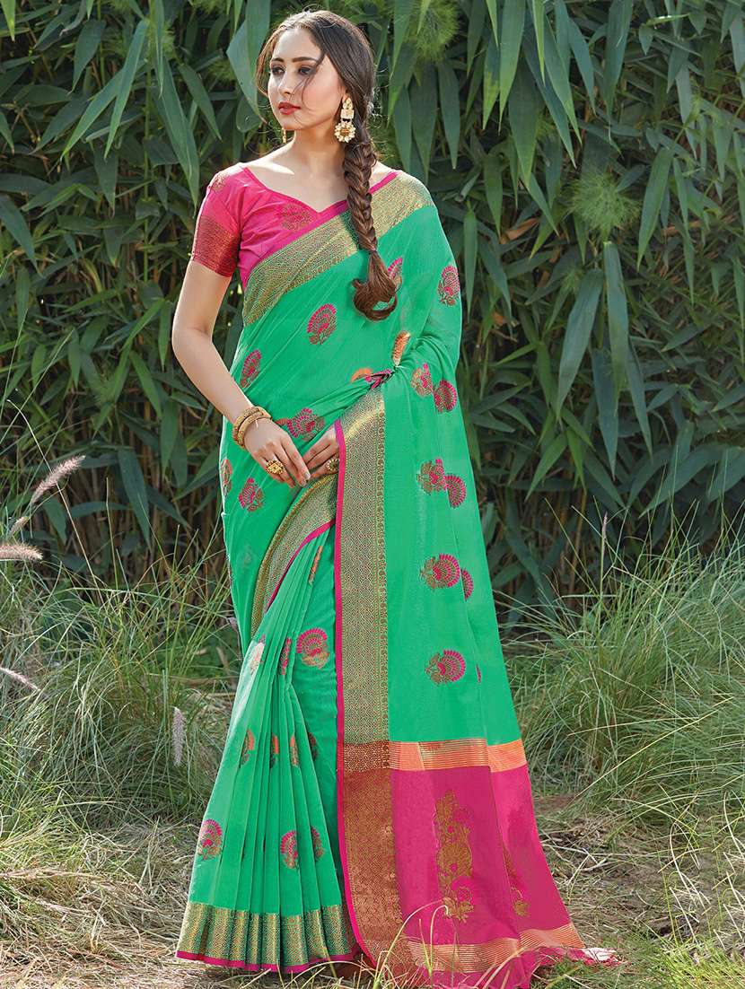 women's banarasi saree with blouse
