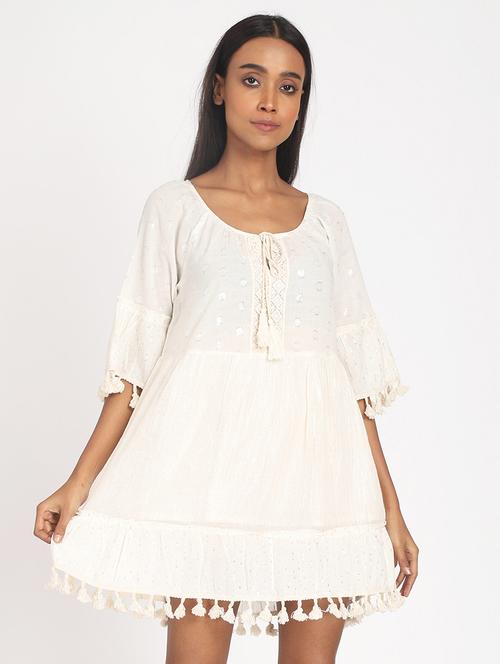 women's  self design dress - 18217045 -  Standard Image - 0