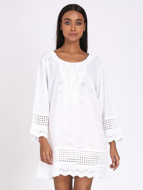 women's self design dress - 18217046 - Standard Image - 0