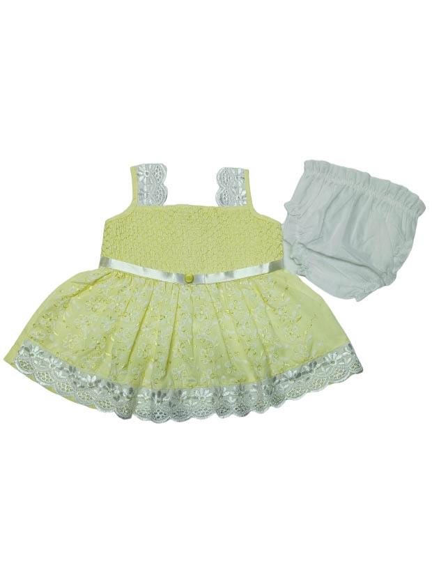 girls square neck sleeveless frock - 18217064 - Standard Image - 2