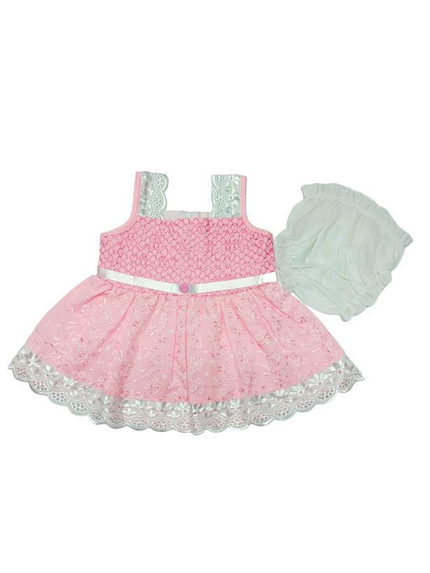 girls square neck sleeveless frock - 18217117 - Standard Image - 2