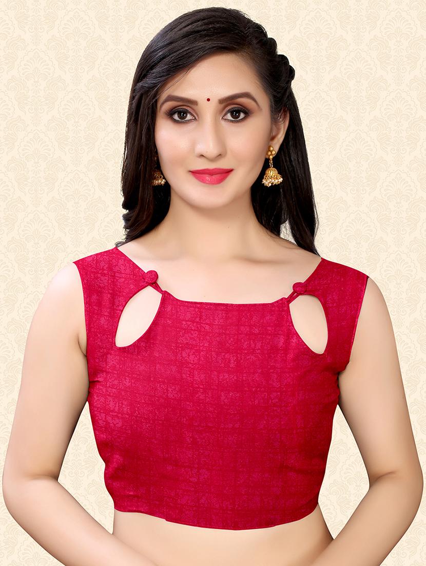 floral printed saree with blouse - 18217195 - Standard Image - 2