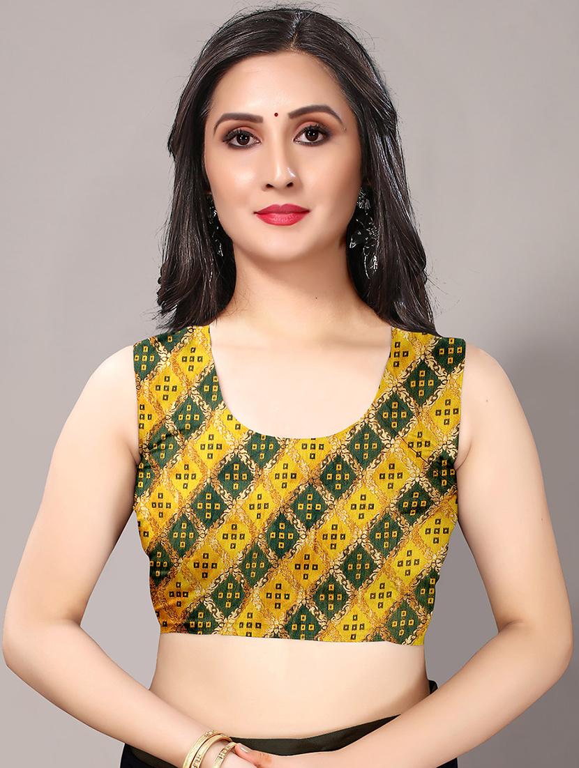 black chiffon printed saree with blouse - 18217704 - Standard Image - 2