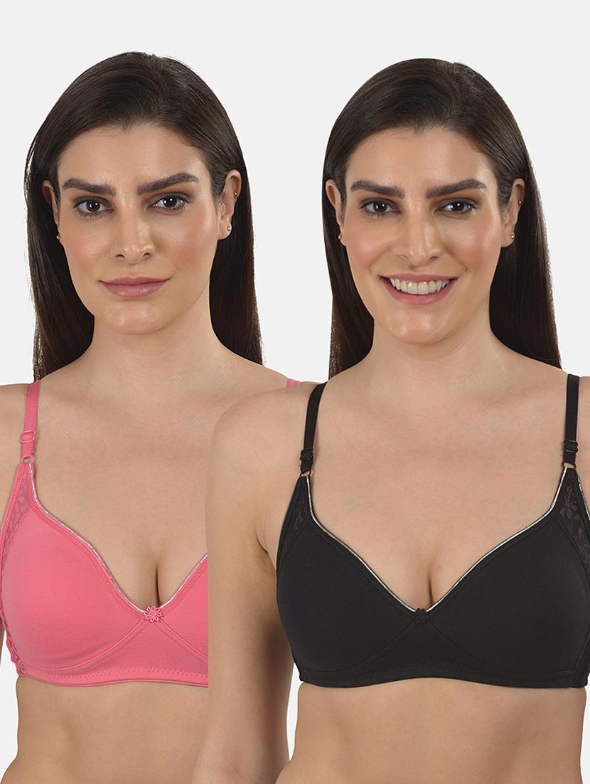 set of 2 solid combos bra - 18217928 - Zoom Image - 0