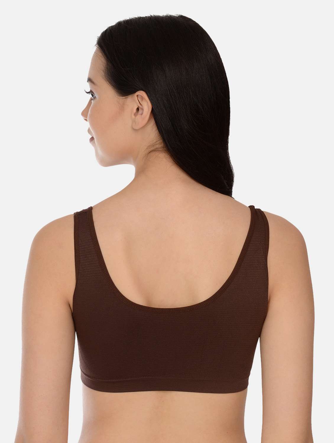 set of 2 solid sports bra - 18217946 -  Standard Image - 7