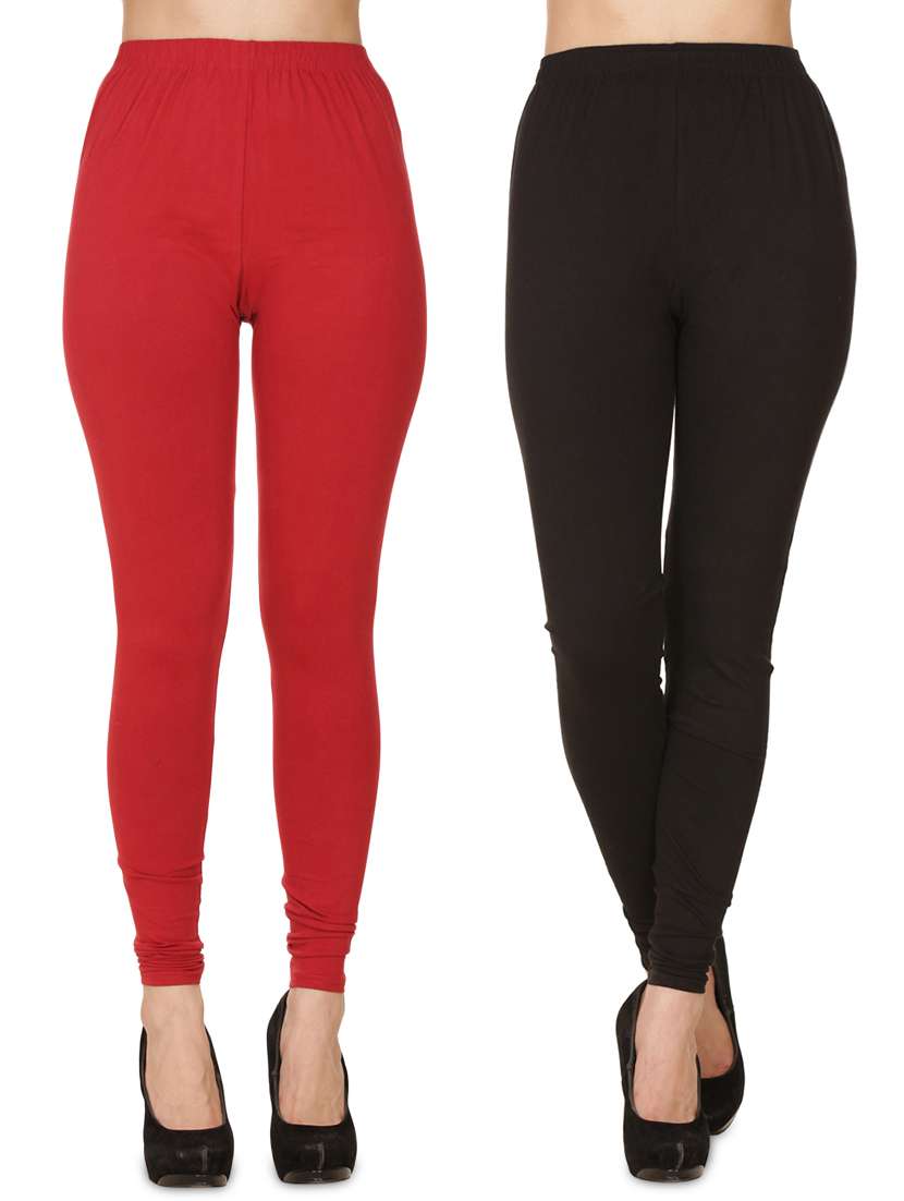 pack of 2 solid full length legging