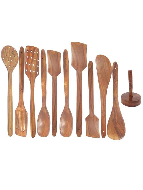buzykart® wooden kitchen essential tools set of 11 - 18219034 - Standard Image - 0
