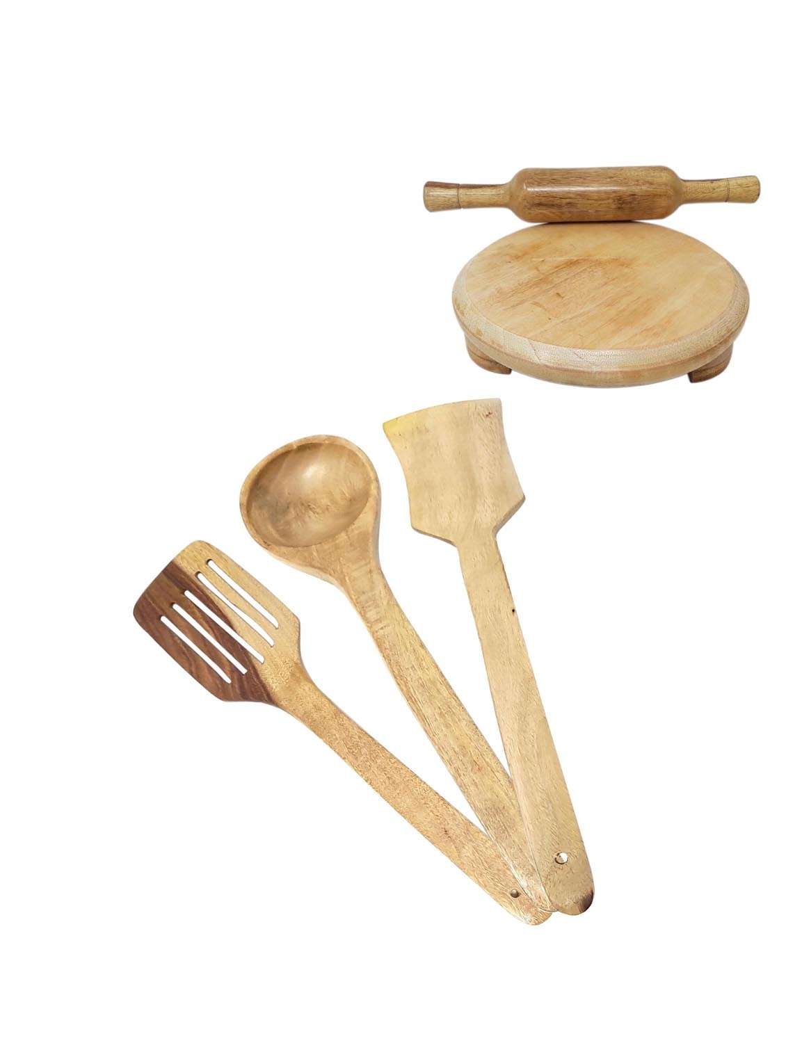 buzykart® wooden tools of kitchen (set of 5)