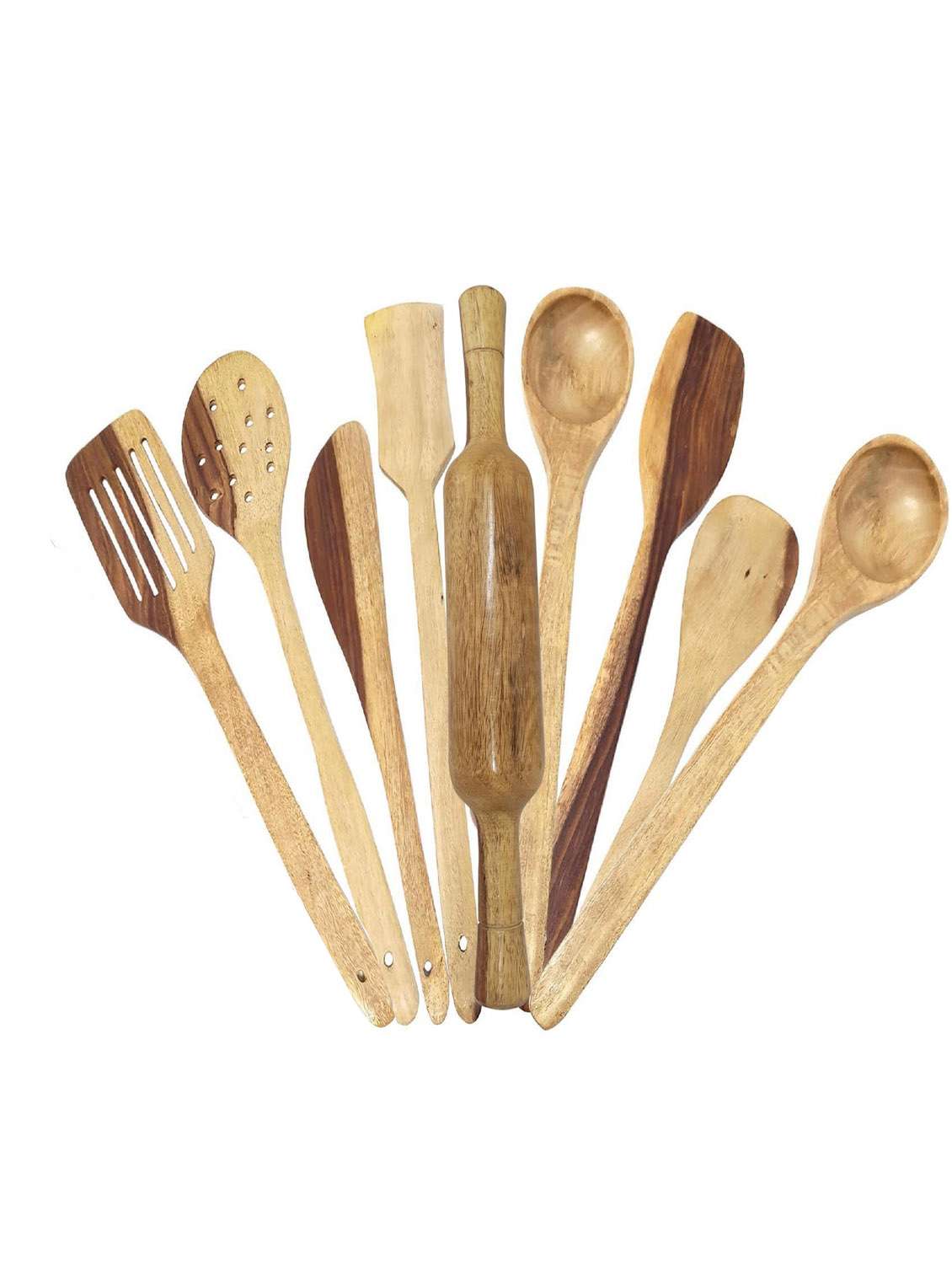 buzykart® wooden kitchen tool set