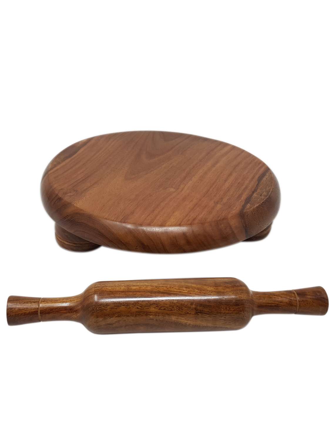 buzykart® brown wooden chakla belan