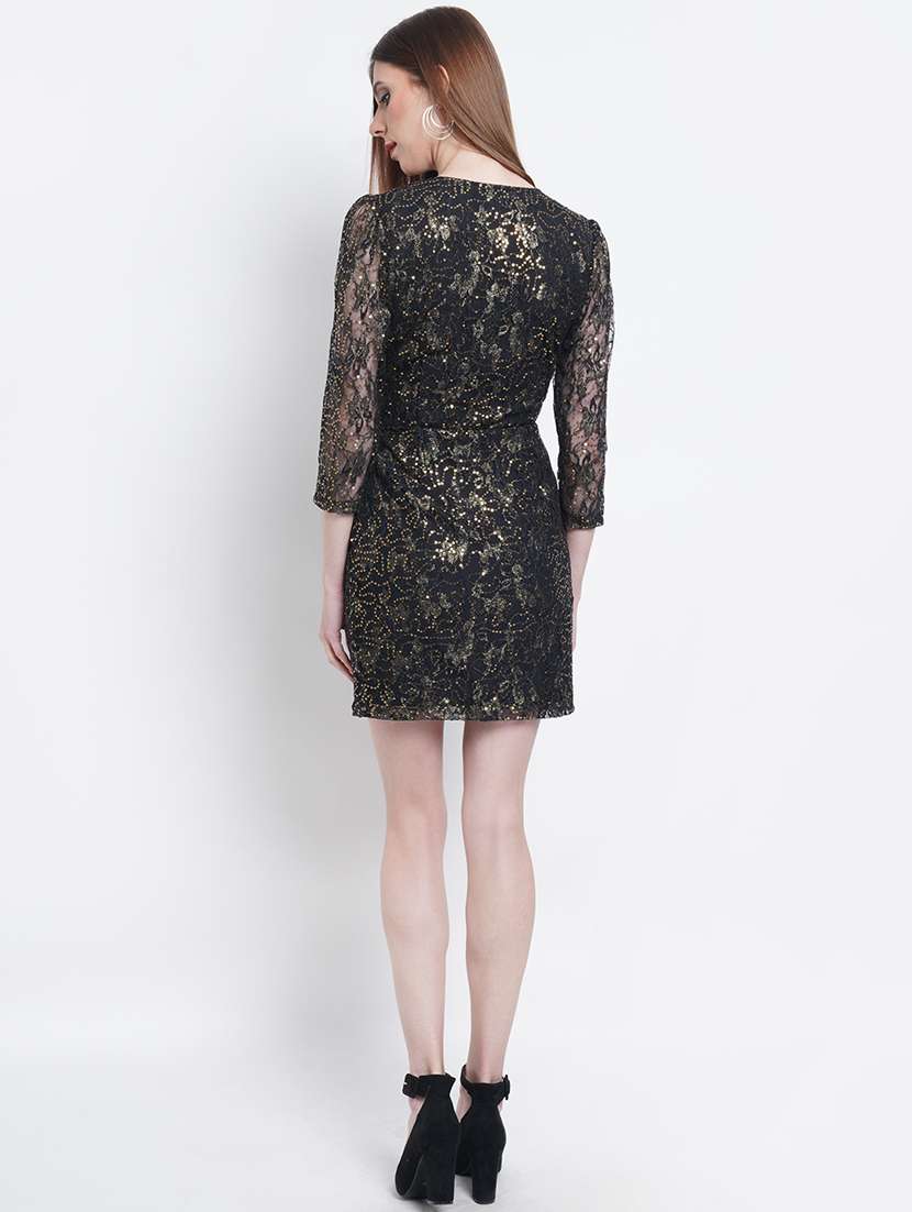 v-neck embellished  bodycon dress - 18219428 -  Standard Image - 2