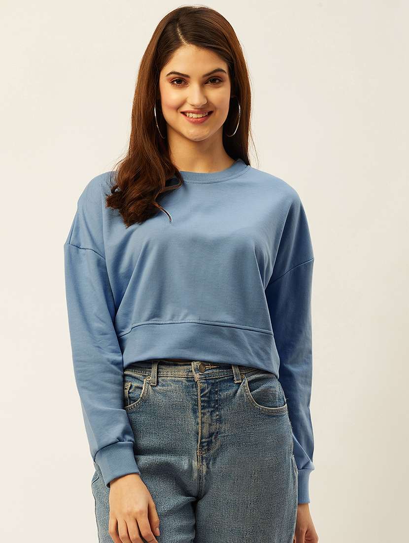 women's plain sweatshirt
