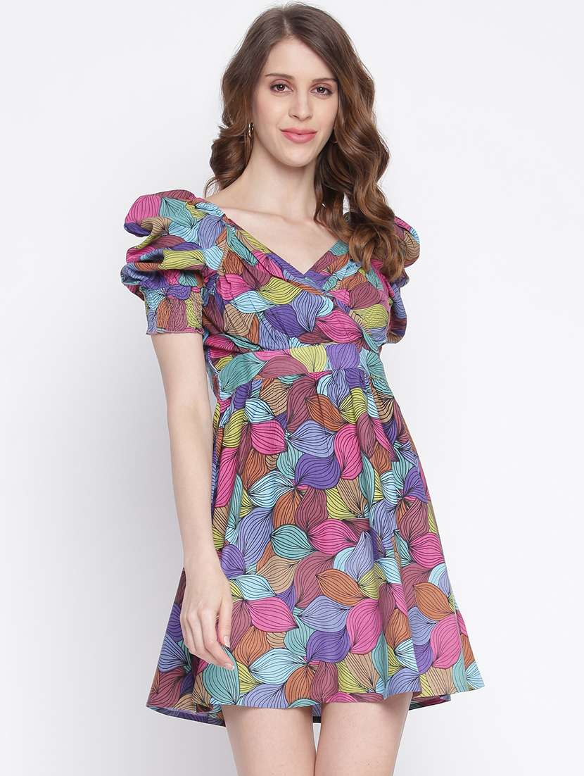 women's  self design dress