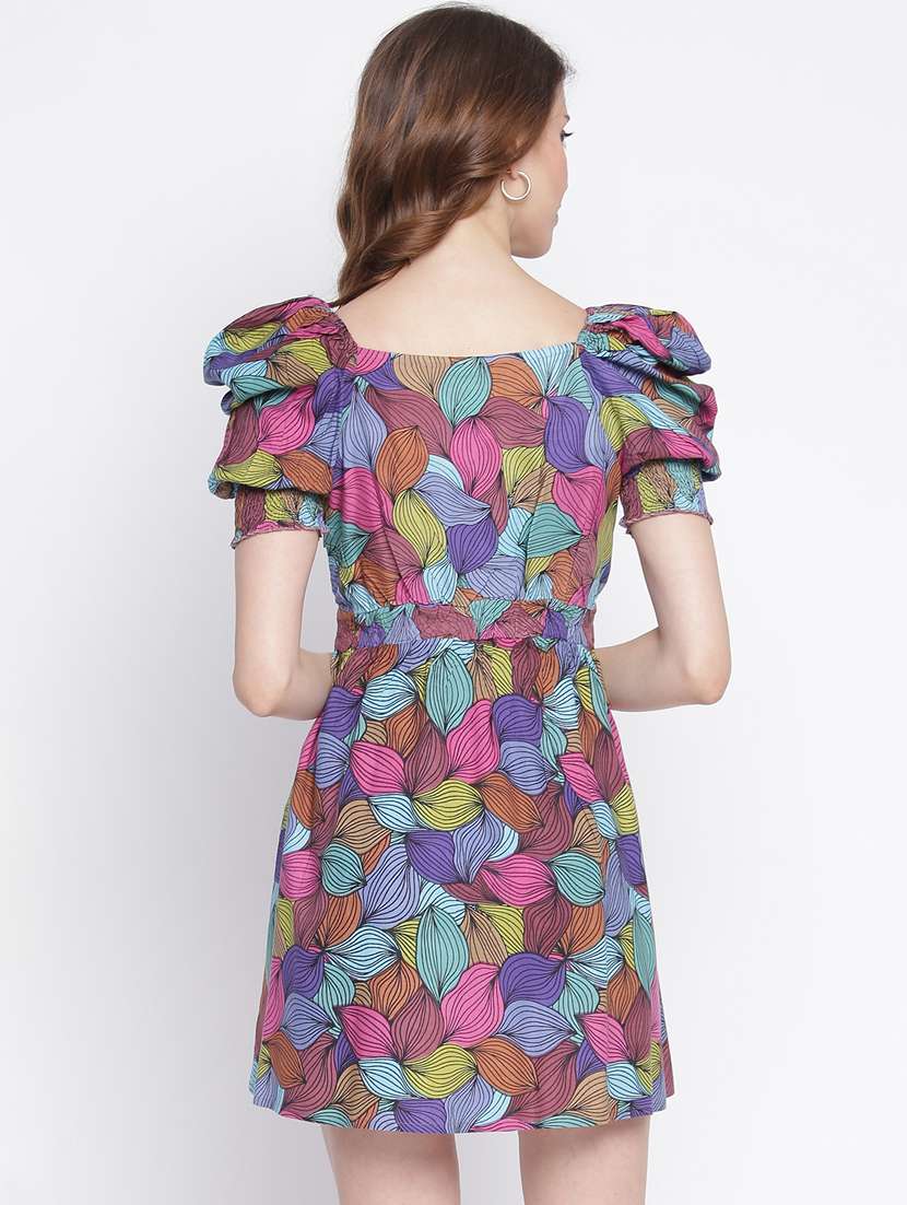 Women's Self Design Dress - 18223975 -  Standard Image - 2