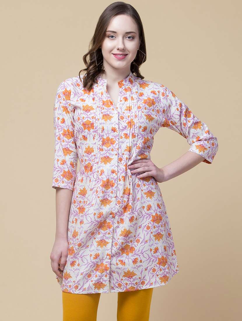 floral printed regular tunic